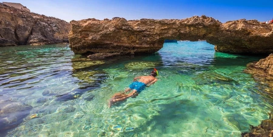 Swim in the Blue Lagoon in Malta