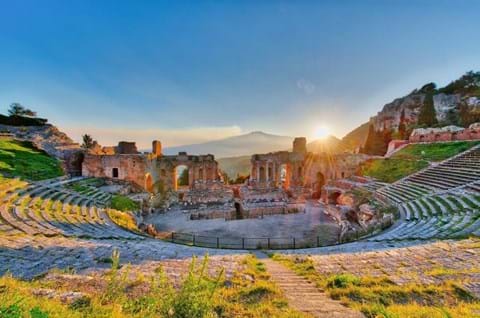 Discover Theatre Of Taormina on guided Sicily holiday image