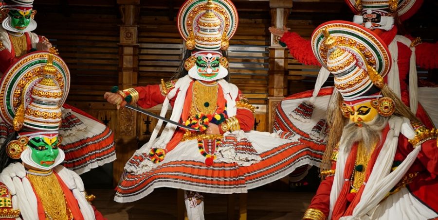 See Kathakali dance performance