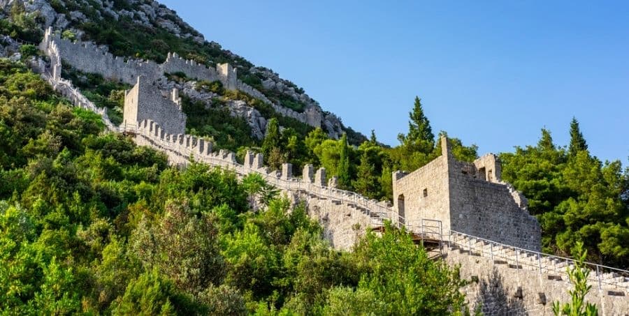 Visit Ston Wall in Croatia