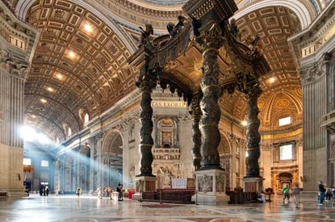 Explore Inside The St Peters Basilica image